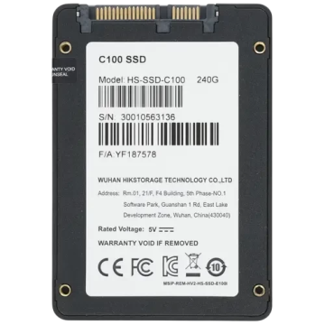 Твердотельный накопитель HIKVISION 240 Gb SATA (HS-SSD-C100/240G)