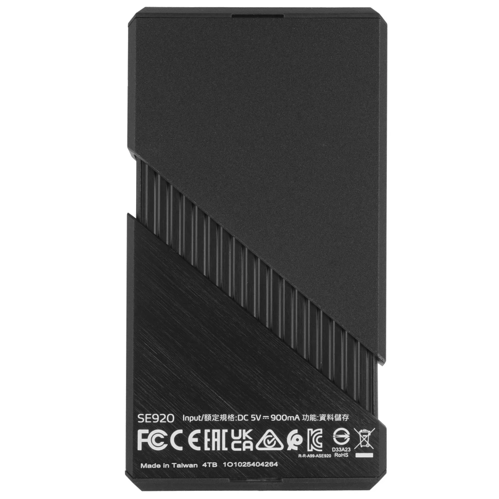 Внешний SSD ADATA XPG 4000 Gb USB 3.2 EXT. (SE920-4TCBK)