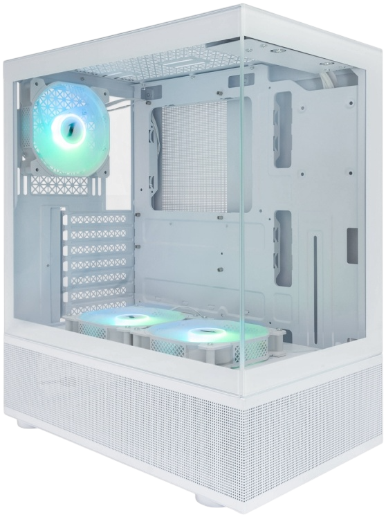 Компьютерный корпус 1STPLAYER MIKU Mi7-A ARGB White (Mi7-A-WH-2FC7R-W-1FC7-W)