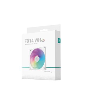Вентилятор для корпуса Deepcool FD14 ARGB WH White