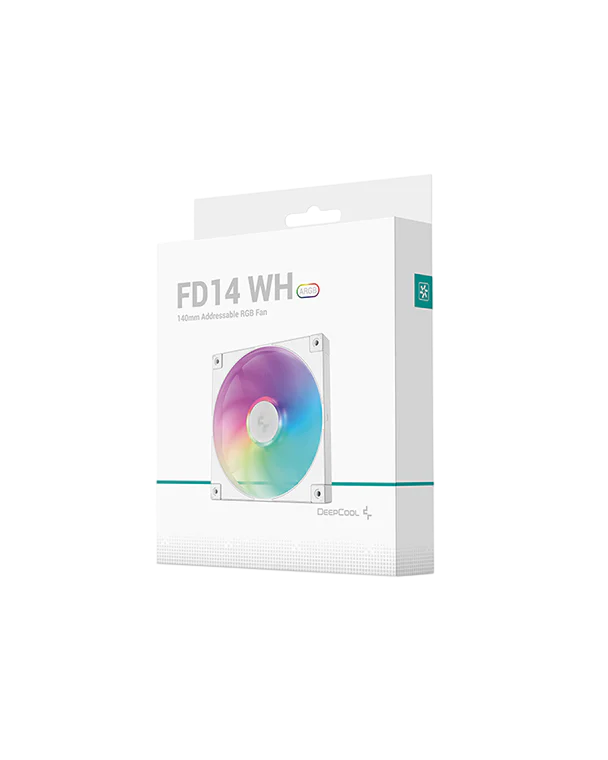 Вентилятор для корпуса Deepcool FD14 ARGB WH White