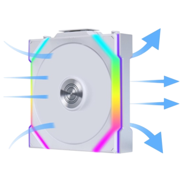 Комплект вентиляторов для корпуса Lian Li UNI FAN SL WIRELESS 120 ARGB White 12SL1W3W (G99.12SL1W3W.R0)