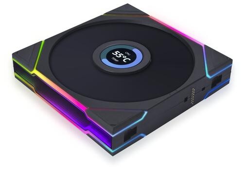 Вентилятор для корпуса Lian Li UNI FAN TL LCD 140 Reverse ARGB Black 14RTLLCD1B (G99.14RTLLCD1B.R0)