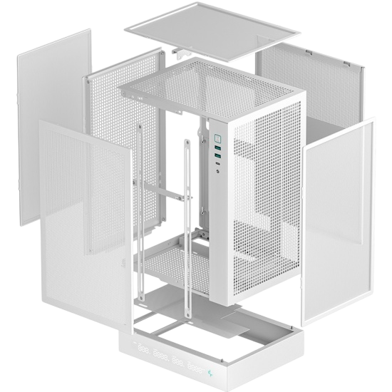 Компьютерный корпус Deepcool CH170 DIGITAL WH White