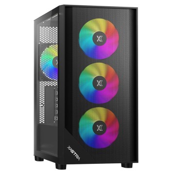 Компьютерный корпус XASTRA A401M 4ARGB Black (A401M-4FC12A-BK)