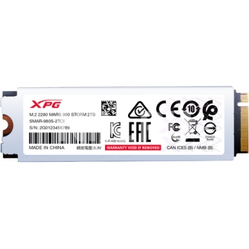 Твердотельный накопитель ADATA XPG 2000 Gb MARS 980 STORM (SMAR-980S-2TCI)