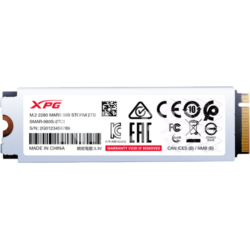 Твердотельный накопитель ADATA XPG 2000 Gb MARS 980 STROM (SMAR-980S-2TCI)