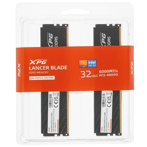 Оперативная память 64 Gb 6000 MHz ADATA XPG LANCER Blade (AX5U6000C3032G-DTLABBK)