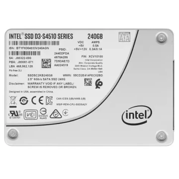 Твердотельный накопитель Intel 240 Gb DC D3-S4510 SSDSC2KB240G801