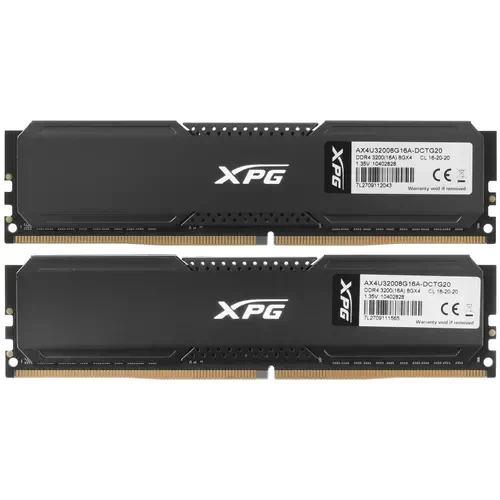 Оперативная память 16 Gb 3200 MHz ADATA GAMMIX D20 Grey (AX4U32008G16A-DCTG20)