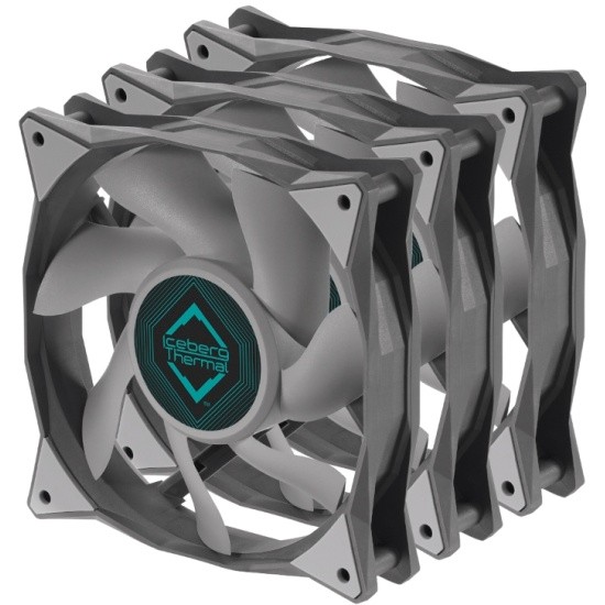 Комплект вентиляторов для корпуса Iceberg Thermal IceGALE IceGALE120mmGRAY3P PWM