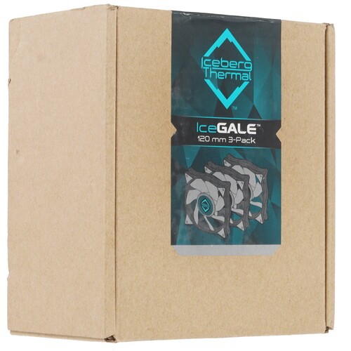 Комплект вентиляторов для корпуса Iceberg Thermal IceGALE IceGALE120mmGRAY3P PWM