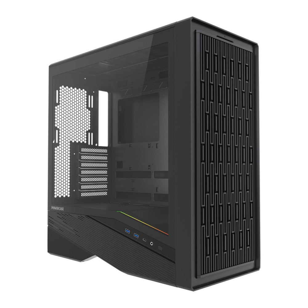 Компьютерный корпус Powercase Intro TG Black (CJ235IB-F0)