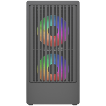 Компьютерный корпус Powercase Mistral SM07 TG ARGB Black (CMMSM07B-A3)