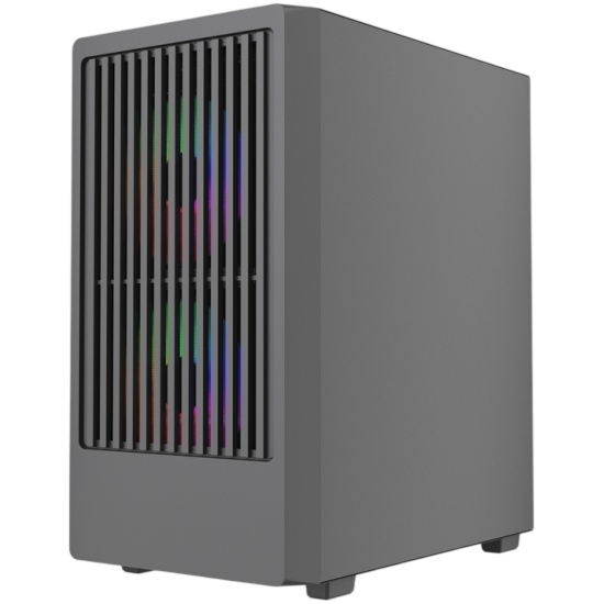 Компьютерный корпус Powercase Mistral SM07 TG ARGB Black (CMMSM07B-A3)