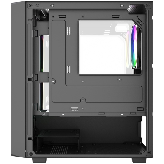 Компьютерный корпус Powercase Mistral SM07 TG ARGB Black (CMMSM07B-A3)