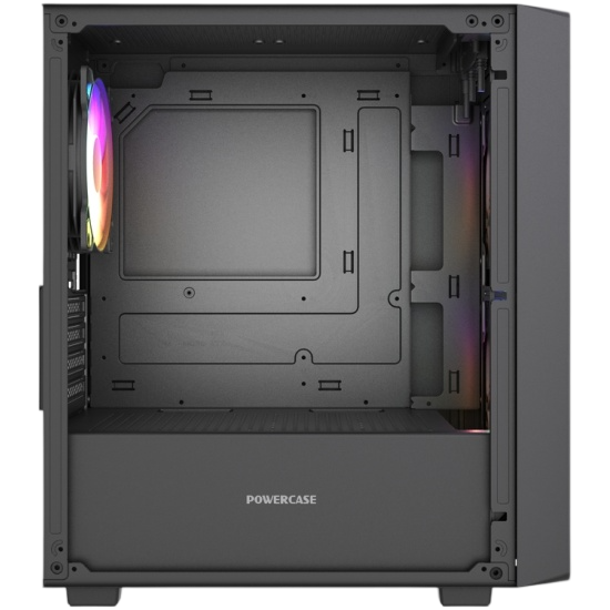 Компьютерный корпус Powercase Mistral SM07 TG ARGB Black (CMMSM07B-A3)