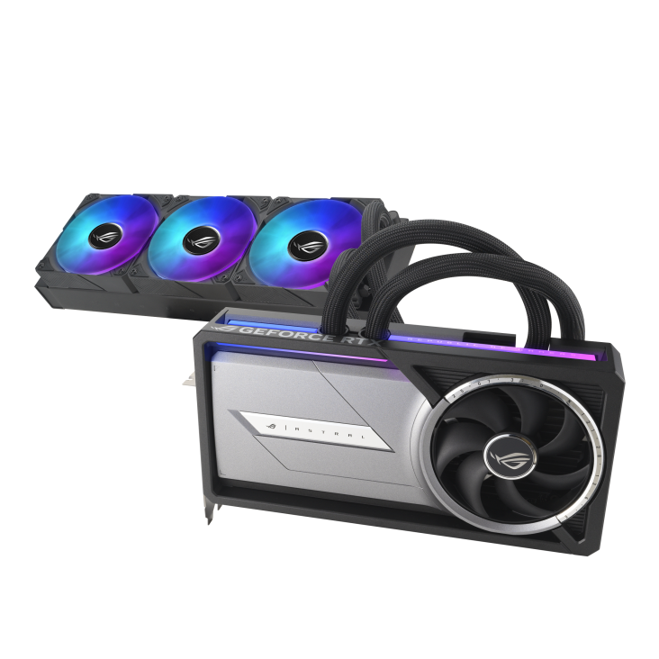 Видеокарта ASUS (ROG-ASTRAL-LC-RTX5090-O32G-GAMING) GeForce RTX 5090 32GB ROG ASTRAL LC OC GAMING (90YV0LW2-M0NA00)