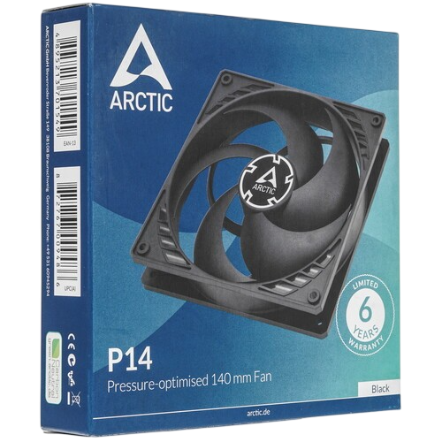 Вентилятор для корпуса Arctic Cooling ARCTIC P14 Black/Black ACFAN00123A