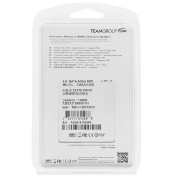 Твердотельный накопитель Team Group 128 Gb GX2 T253X2128G0C101 RTL