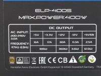 Блок питания Chieftec 400W ELEMENT ELP-400S-Bulk OEM
