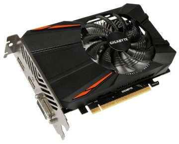 Видеокарта GIGABYTE (GV-N105TD5-4GD) GeForce GTX 1050 Ti 4GB
