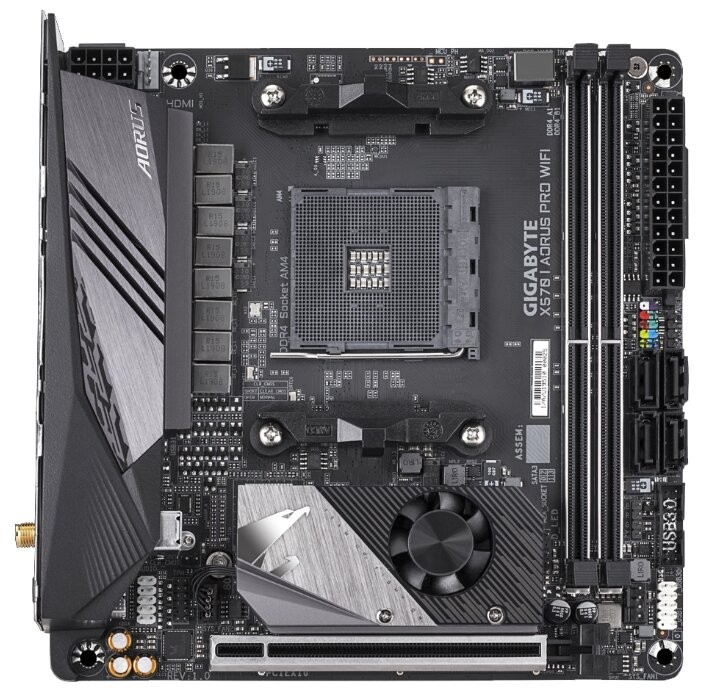 Материнская плата GIGABYTE X570 I AORUS PRO WIFI