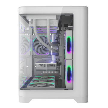 Компьютерный корпус 1STPLAYER UVIEW UV6 White (UV6-WH)