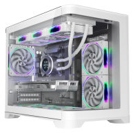 Компьютерный корпус 1STPLAYER UVIEW UV6 White (UV6-WH)
