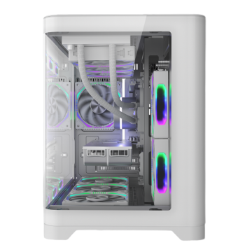 Компьютерный корпус 1STPLAYER UVIEW UV6 White (UV6-WH)
