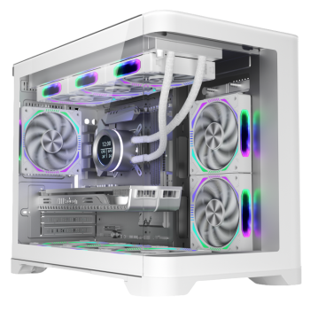 Компьютерный корпус 1STPLAYER UVIEW UV6 White (UV6-WH)