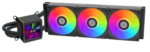 Система жидкостного охлаждения для процессора Lian Li GALAHAD II LCD 360 Black ARGB (GA2ALCD36B) (G89.GA2ALCD36B.R0) PWM