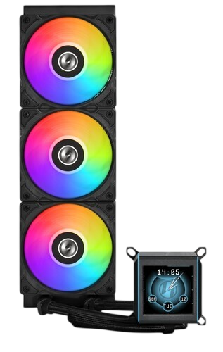 Система жидкостного охлаждения для процессора Lian Li GALAHAD II LCD 360 Black ARGB (GA2ALCD36B) (G89.GA2ALCD36B.R0) PWM