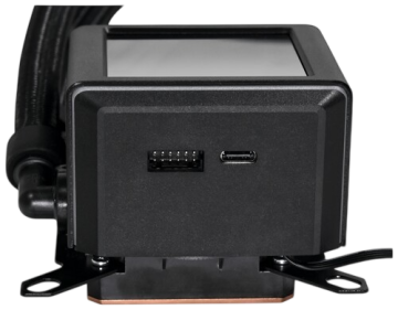 Система жидкостного охлаждения для процессора Lian Li GALAHAD II LCD 360 Black ARGB (GA2ALCD36B) (G89.GA2ALCD36B.R0) PWM