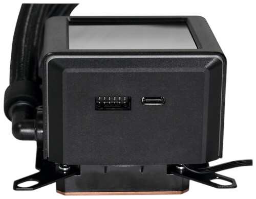 Система жидкостного охлаждения для процессора Lian Li GALAHAD II LCD 360 Black ARGB (GA2ALCD36B) (G89.GA2ALCD36B.R0) PWM