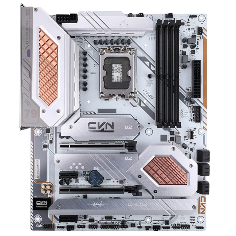 Материнская плата Colorful CVN Z790D5 GAMING FROZEN V20 White