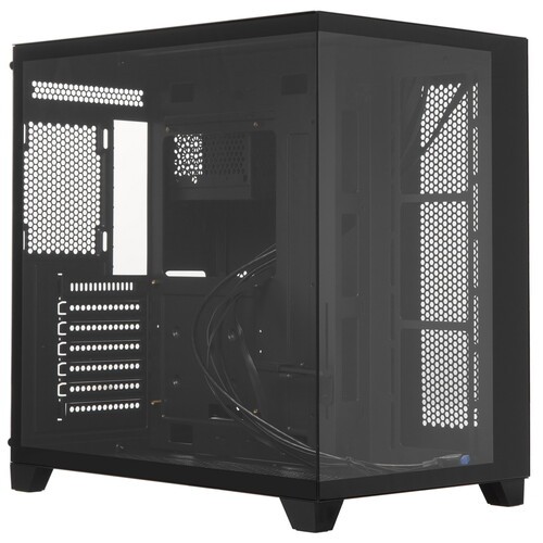 Компьютерный корпус 1STPLAYER MEGAVIEW MV8-TP Black (MV8-TP-BK)