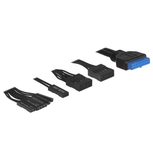 Компьютерный корпус 1STPLAYER MEGAVIEW MV8-TP Black (MV8-TP-BK)