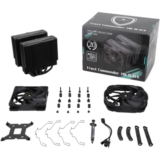 Кулер для процессора Thermalright Frost Commander 140 Black (TRFC140B)