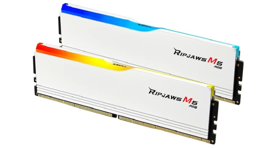 Оперативная память 32 Gb 6000 MHz G.Skill RIPJAWS M5 RGB White (F5-6000J3648D16GX2-RM5RW)
