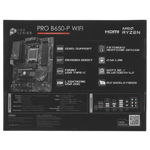 Материнская плата MSI PRO B650-P WIFI