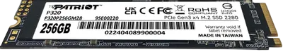 Твердотельный накопитель Patriot 256 Gb P320 (P320P256GM28)