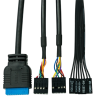 Компьютерный корпус XASTRA A402M 4FRGB Black (A402M-4FC12F-BK)