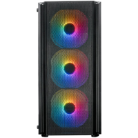 Компьютерный корпус XASTRA A402M 4FRGB Black (A402M-4FC12F-BK)