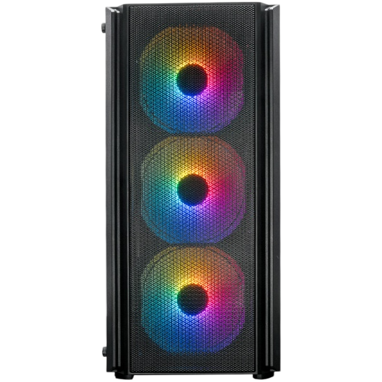 Компьютерный корпус XASTRA A402M 4FRGB Black (A402M-4FC12F-BK)