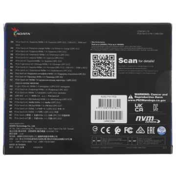 Твердотельный накопитель ADATA XPG 1000 Gb LEGEND 710 (ALEG-710-1TCS)