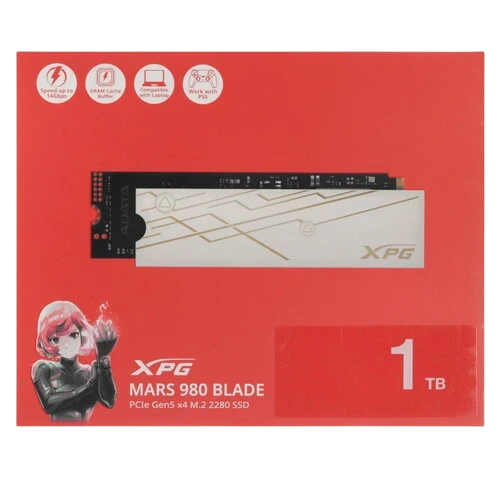 Твердотельный накопитель ADATA XPG 1000 Gb MARS 980 BLADE (SMAR-980B-1TCS)