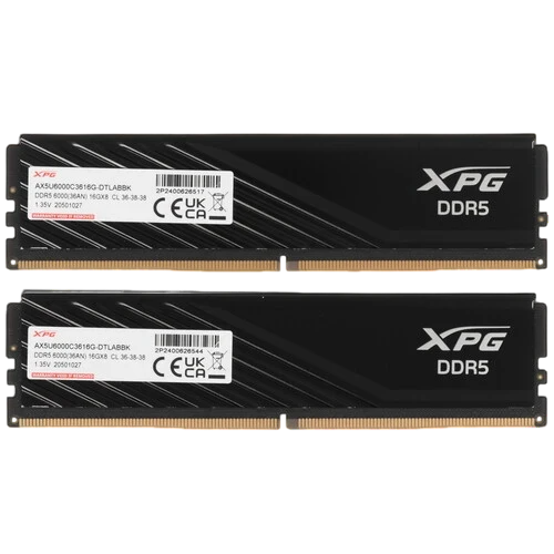Оперативная память 32 Gb 6000 MHz ADATA XPG LANCER Blade (AX5U6000C3616G-DTLABBK)