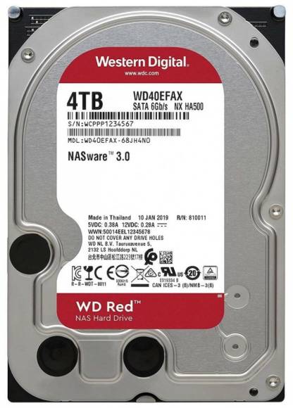 Жесткий диск Western Digital 4000 Gb WD40EFAX - купить