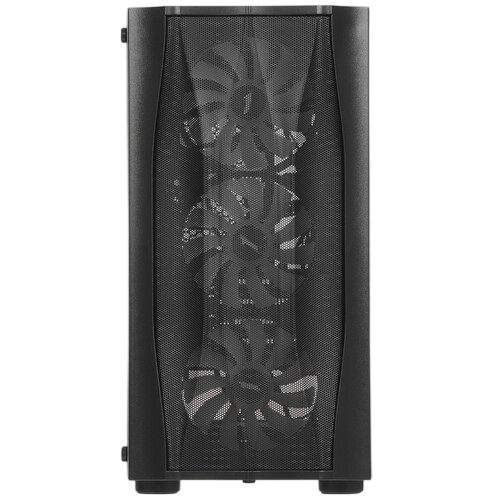 Компьютерный корпус 1STPLAYER FIREBASE X3-M TG LED Black (X3-M-BK-4F1)